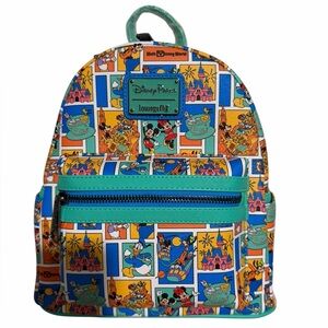 Disney Parks Loungefly Mickey & Friends Play in the Park Backpack NWT